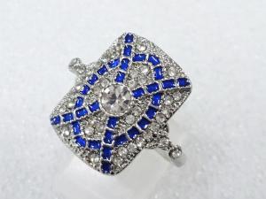 色石　指輪(18号)